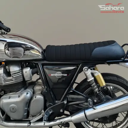 Royal Enfield Interceptor 650 Suede Cushion Seat Cover