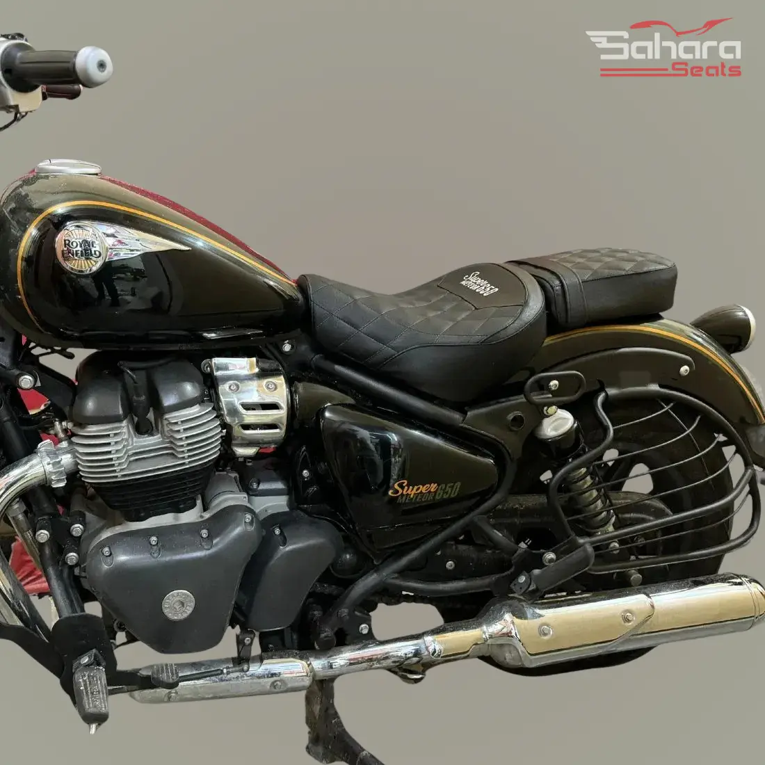 Royal Enfield Super Meteor 650 Comfort Rider and Passenger/Pillion Touring Seat