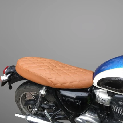 Triumph Bonneville T100 and T120 Diamond Seat Cover (Tan)