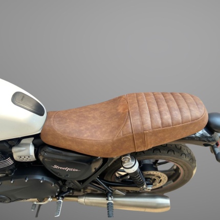 Triumph Street Twins DIY Half Stripes Seat Cover