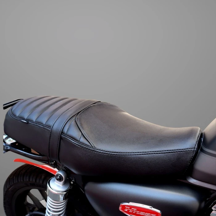 Honda Highness CB 350/GB 350 Cushion Half Stripes Seat Cover