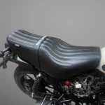 Royal Enfield Hunter 350 Vegan Leather Streak Stitch Custom Touring Dual Seat