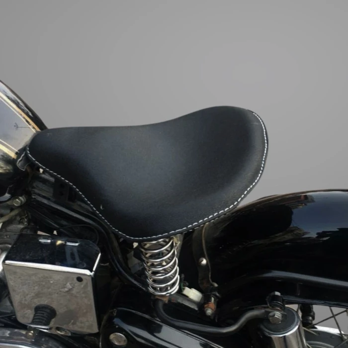 Harley Type Slim Seat with Spring Front Only for Classic Models