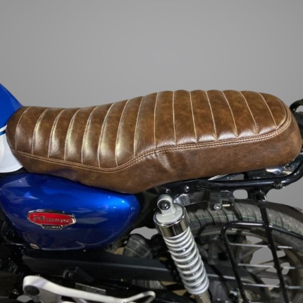 Honda Highness CB 350 Stripes Retro Cushion Seat Cover