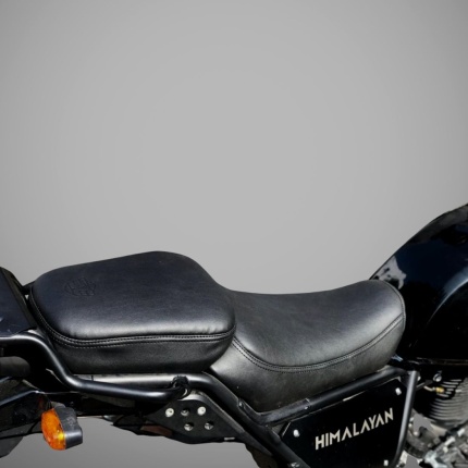 Himalayan 411 Plain Cushion Seat Cover (Black)