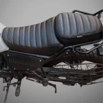 Himalayan 411 Retro Seat Cover with Added Cushion (Black)