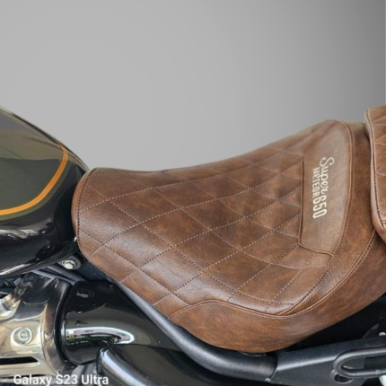 Royal Enfield Super Meteor 650 Custom Touring Seat For Rider