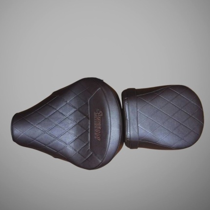 Royal Enfield Super Meteor 650 Heat Pressed Customized Dual Seat
