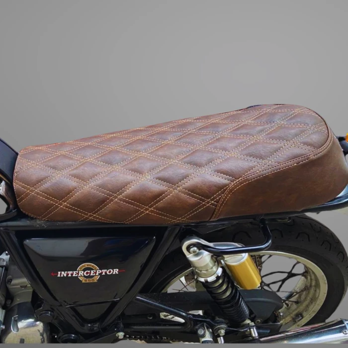 Interceptor 650 Diamond Design Cushion Seat Cover