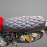 Royal Enfield Continental GT 535 Brat Seat with Quilted Design