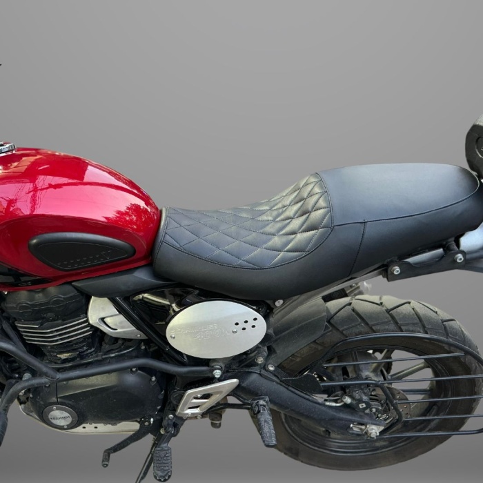 Triumph scrambler 400x durable touring seat