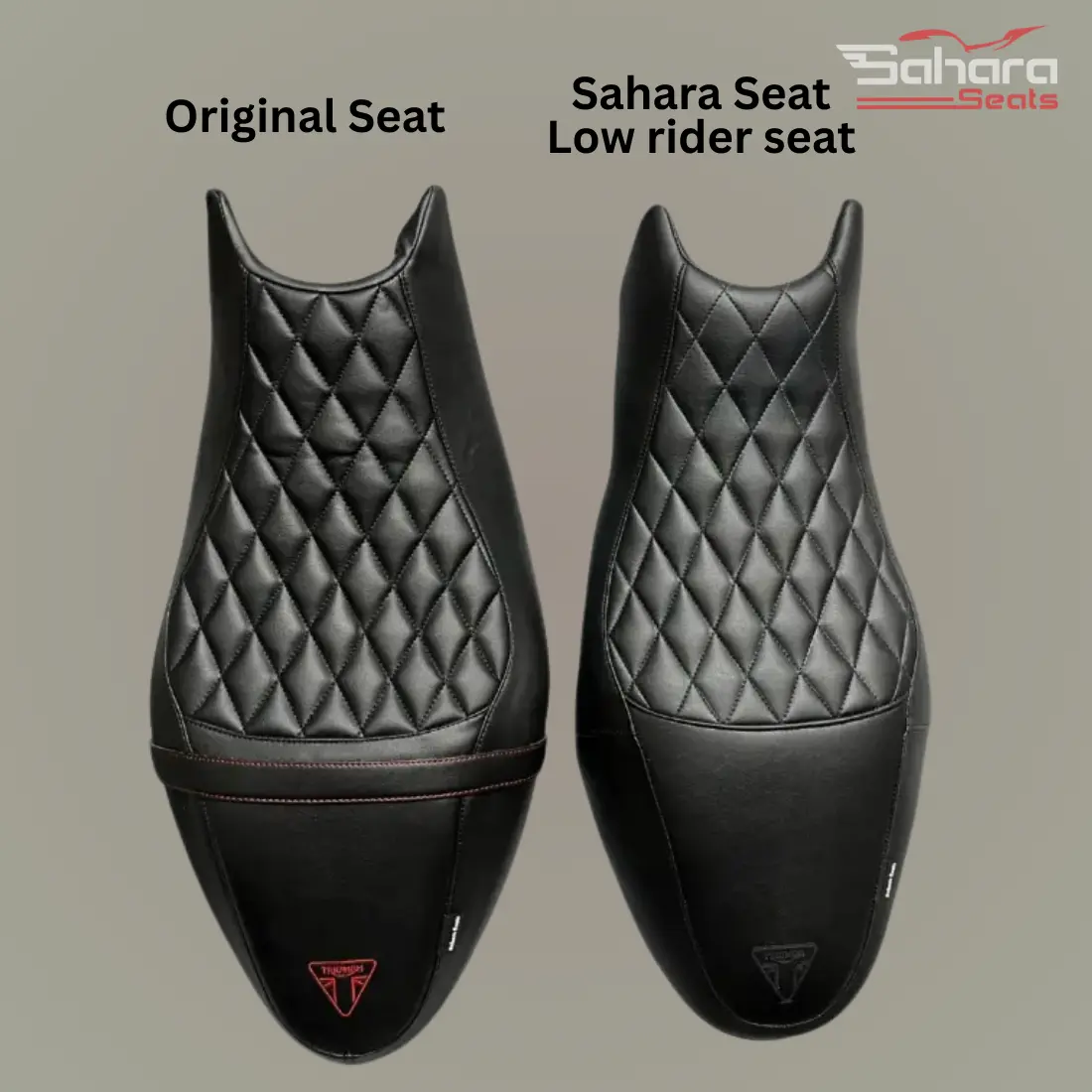 Triumph Trident 660 Custom Low Rider Seat Plug & Play Sahara Seats