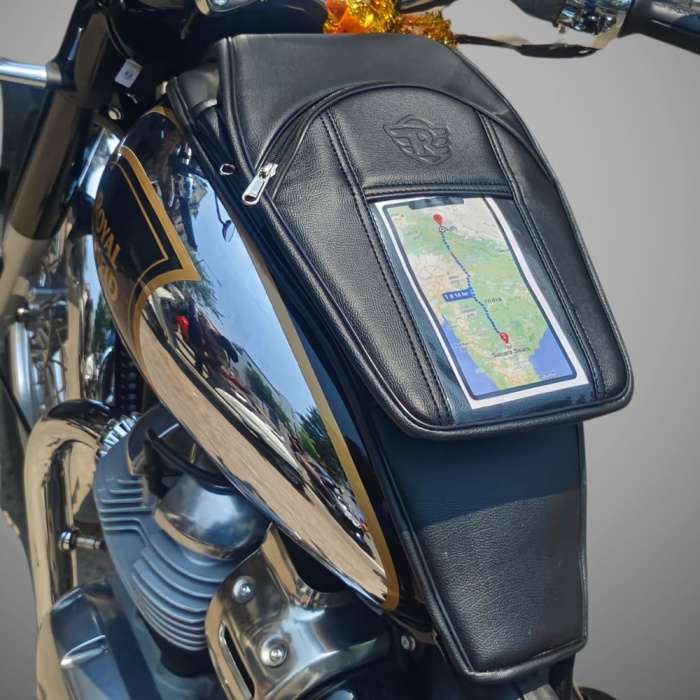 Classic 650 Twin Tank Cover With Mobile Holder