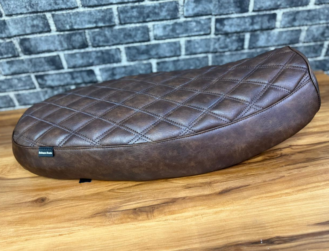 Jawa 42 (FJ 42) Dual Tone Brown Comfort Seat Cover – Vintage Edition 4