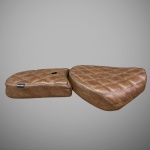 Shotgun 650 RetroForge Diamond-Tan Comfort Seat Cover