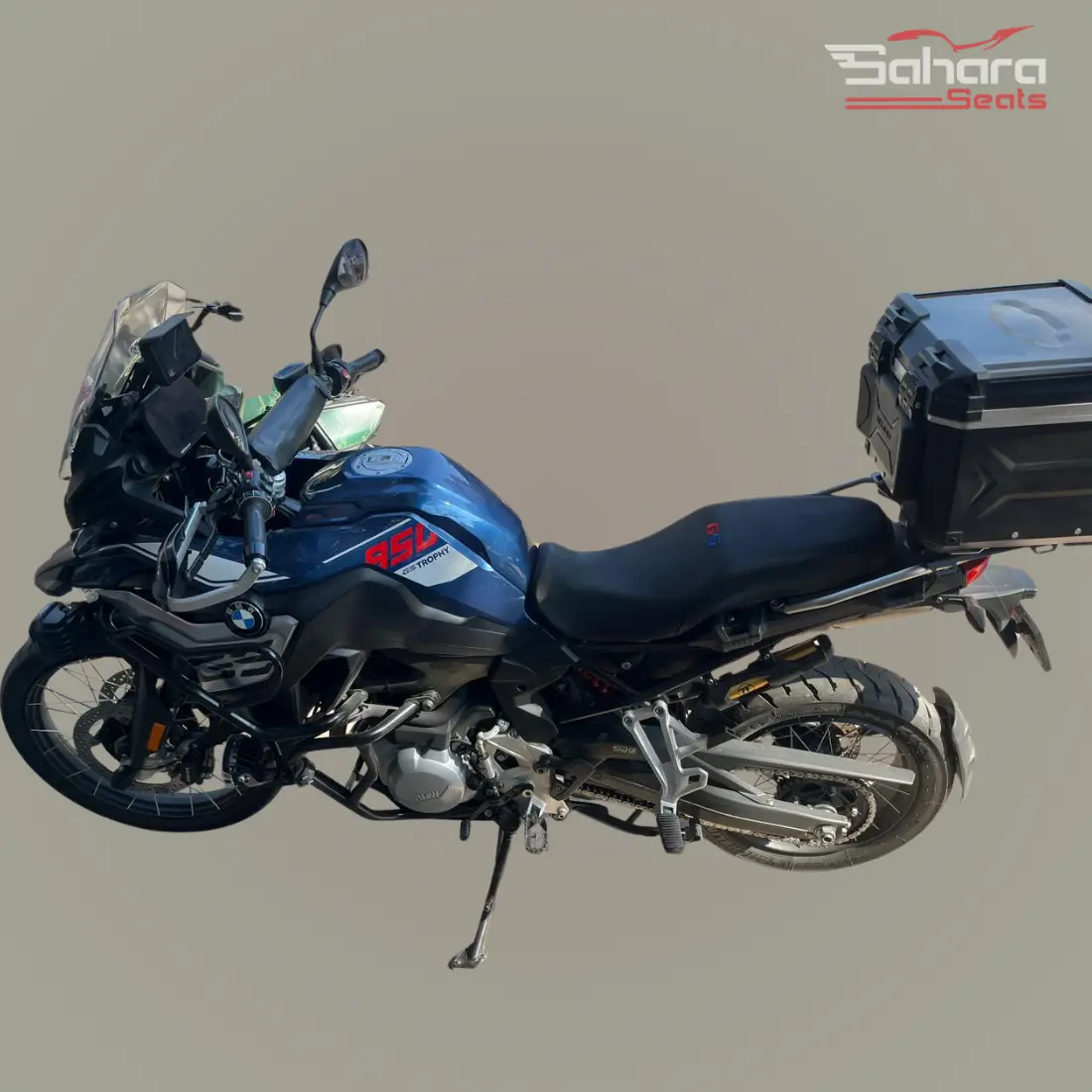 BMW GS Series Premium Low Rider Seat With Logo – F750GS F850GS F900GS Adventure F800GS