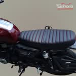 Honda CB350RS & GB350S Striped Custom Brat Seat