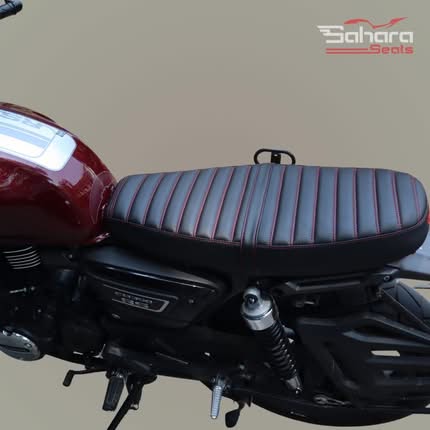 Honda CB350RS & GB350S Striped Custom Brat Seat