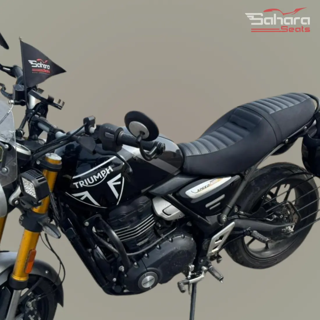 Triumph Speed 400 King & Queen Dual Comfort Motorcycle Seat