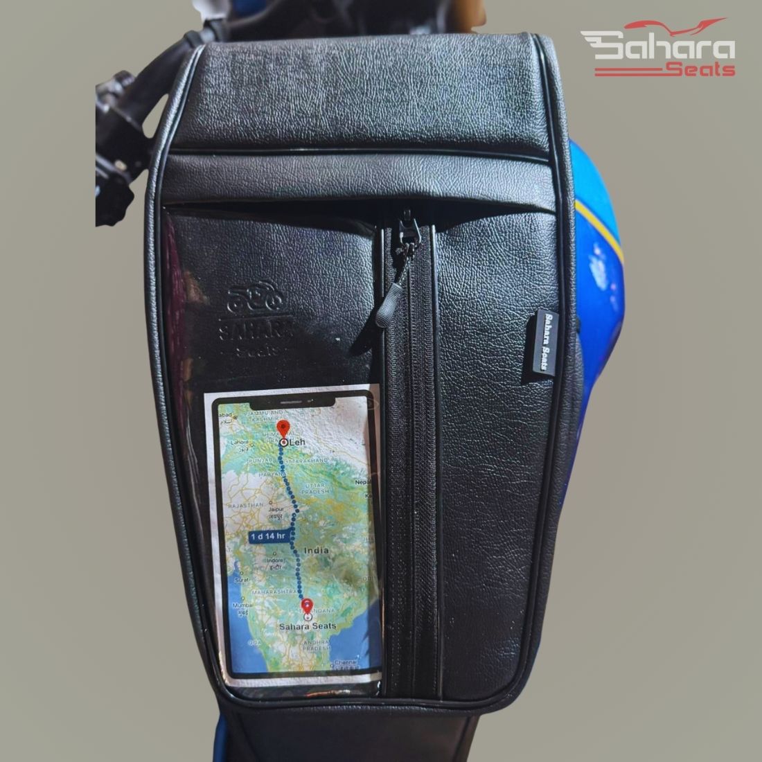 Untitled Design 2025 12 11T134039.872 Yamaha XSR Tank Cover with Mobile Pouch Pocket