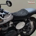 Rugged Suede Quilted Seat for Triumph Scrambler 900