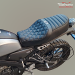 Yamaha XSR 155 King & Queen premium comfort seat with dual gel and waterproof