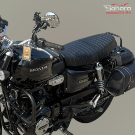 Honda CB350 Luxury Tuck & Roll Seat – Perfect Fit & Smooth Cushioning