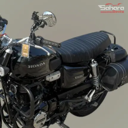 Honda CB350 Luxury Tuck & Roll Seat – Perfect Fit & Smooth Cushioning