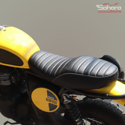 Royal Enfield Bear 650 Ribbed Seat – Premium Finish & Long Ride Comfort