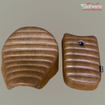 Royal Enfield Shotgun 650 Touring Ribbed Rider Saddle – Tan Brown Edition