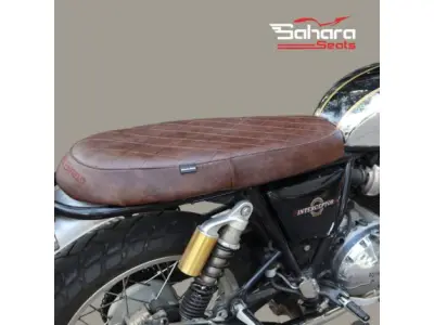 Royal Enfield Interceptor 650 Diamond Tuck Brat Seat