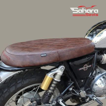 Royal Enfield Interceptor 650 Diamond Tuck Brat Seat