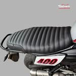 Triumph Tracker 400 Premium Ribbed Black Seat Cover