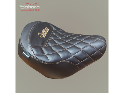 Super Meteor 650 Rider Seat – Diamond Quilted Premium Seat