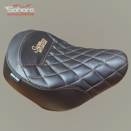 Super Meteor 650 Rider Seat – Diamond Quilted Premium Seat