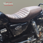 Honda H’ness CB350 Cafe Racer Seat – Premium Ribbed Custom Seat